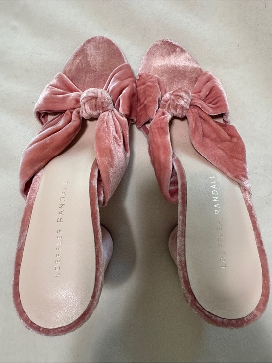 Loeffler Randall Shoes - Loeffler Randall Pink Velvet Corinne Heels
